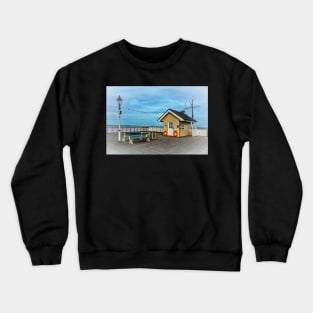 On Penarth Pier, South Wales Crewneck Sweatshirt